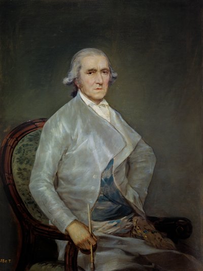Portrait of the Painter Francisco Bayeu y Subías by Francisco de Goya